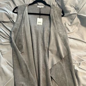 Calvin Klein faux suede vest